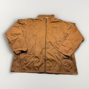 Columbia Glennaker Lake FZ Jacket Men’s XXL Tall Copper Lightweight Packable